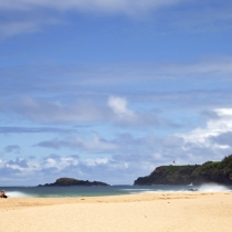 Sunbathers in Northern Kauai