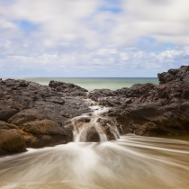 Water, Rocks, and Sky