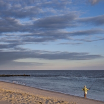 Lone Fisherman at Cape May Point