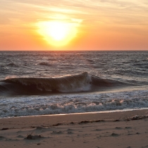 Cape May Sunset and Wave