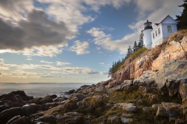 Maine's Bass Harbor Head Lighthouse