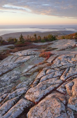 Maine's Cadillac Mountain at Sunrise