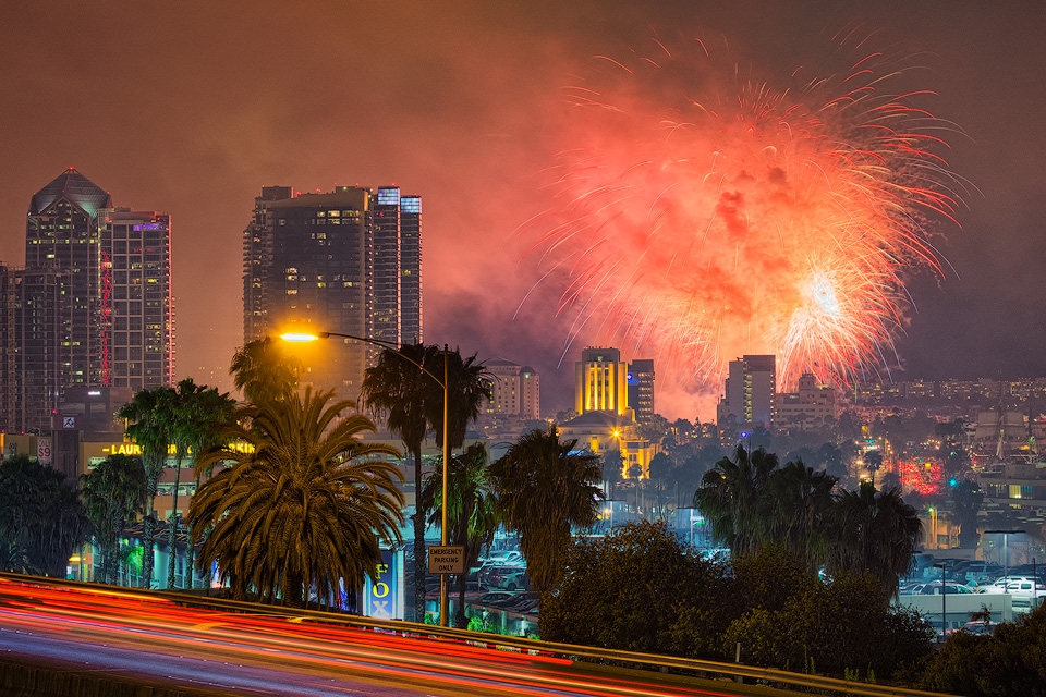 Fourth of July Fireworks in San Diego