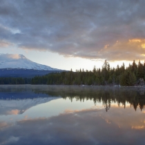 View of Mt. Hood from Trillium Lake